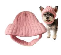 Gorro Tejido Perro - Elástico Suave A Prueba De Viento,Gorro de Punto Tejido para Cachorros | para Halloween Navidad Acción De Gracias Fotografía Fiesta Reunión Familiar Viaje Caminata