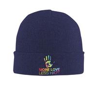 Gorro Termica Más Amor, Menos Odio. Orgullo Gay. Gorros Invierno Sencillos Termicos Gorros para Correr Adulto Ciclismo
