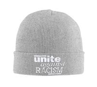 Gorro Termica Unidos contra El Racismo Gorros De Punto Suave Termicos Skullcap para Mujeres Hombre Correr