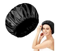 Gorro térmico para acondicionamiento profundo: tapa de calor térmico, gorra de acondicionamiento de semillas de lino con gorros de ducha para uso doméstico y salón