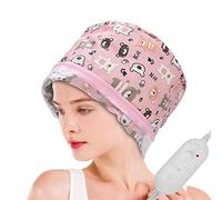 gorro termico para mascarilla, Gorro eléctrico para calentar el cabello, sombrero de vapor para tratamiento de aceite ajustable de 3 engranajes, herramienta de cuidado del cabello nutritivo para spa d