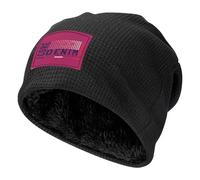 Gorro Tipo Boina Unisex con Forro Polar Y Estampado Urbano de Números para Esquiar, Hacer Senderismo O Lucir A La Moda en el Día A Día. Black 20