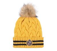 HARRY POTTER 2200009660 Gorro, Hufflepuff-Amarillo, Talla única Unisex niños