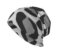 Gorro Unisex cálido con Estampado de Leopardo de Las Nieves para Hombre y Mujer, Gorros de Punto de Invierno