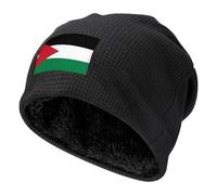 Gorro Unisex con Estampado De Jordán Bandera Nacional Forro Polar Multifuncion Gorra Deportiva Outdoor Casual Transpirable Durable Gorro De Invierno con Forro Polar para Adultos Y Niños