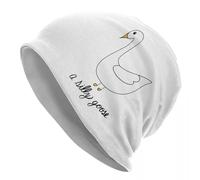 Gorro Unisex de Invierno Un Gorro de Punto cálido Silly Goose Gorro de Moda Sombrero de Tope de otoño e Invierno para Exteriores Sombreros de Exterior para Regalo Unisex para Adultos