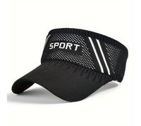 Gorro visera deportivo con estampado de , 1 pieza, parte superior , transpirable, elástico, para , tenis, pesca