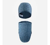 Gorro y braga de cuello niños, KID azul XS 50-53cm