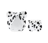 Gorro Y Manoplas De Turbante Algodón Para Recién Nacidos Juego 2 Piezas Elásticos Suaves Antiarañazos Guantes Protectores La Gorros Capó Gorros Recién Nacidos