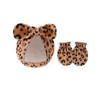 Gorro Y Manoplas De Turbante Algodón Para Recién Nacidos Juego 2 Piezas Elásticos Suaves Antiarañazos Guantes Protectores La Gorros Capó Gorros Recién Nacidos