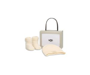 Gorro + Zapatillas UGG I SKYLAR AND UGG BEANIE (CREAM) bebé