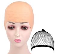 Gorros Calvos Para Y Niños Pelucas De Cabeza De Maquillaje Pelucas Falsas Accesorio De Disfraz De Halloween Regalos Para Hombres Y Mujeres Halloween