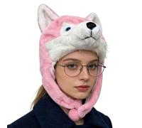 Gorros de Animales para Niños | Disfraz De Fiesta Cartoon, Lindo, Suave Y Cálido Con Correas Para Orejas,Gorros De Invierno Divertidos | Para Fiesta, Cumpleaños, Hogar, Oficinas, Otoño, Año Nuevo,
