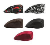 Gorros de Cocinero,Osuter Gorros deChef Sombrero de Chef Mesh Sombrero de Cocinero Gorro de Panadero para Hogar Restaurante Abastecimiento (FR/ES, Números, 58, Estilo 1)