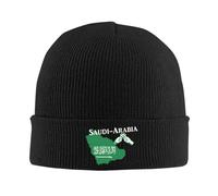 Gorros de Domingo Nacional de Arabia Saudí Gorros de Punto para Hombres Mujeres Hip Hop Unisex Sombreros cálidos Sombreros de Primavera para el Exterior