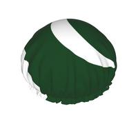 Gorros de ducha con la bandera de Pakistán para mujer, gorros de baño elásticos y reutilizables, gorro de ducha de doble capa impermeable, gorros de ducha de baño