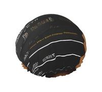 Gorros de ducha con patrón de aplausos con doble capa, mantienen bien tu cabello ya sea que lo utilices mientras te duchas o te bañas.