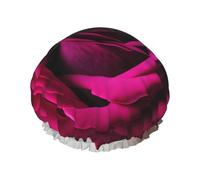 Gorros de ducha de color negro, impermeables, reutilizables, para mujeres y mujeres