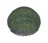 Gorros de ducha de flora y fauna, gorros de baño impermeables, gorros de ducha reutilizables para mujeres, regalos de salón de spa, flora y fauna