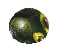 Gorros de ducha de frutas de aguacate con una doble capa, mantienen bien tu cabello ya sea que los uses mientras te duchas o te bañas.