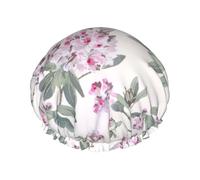 Gorros de ducha para mujeres y hombres, reutilizables, impermeables, antideslizantes, de secado rápido, para cabello largo y corto