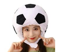 Gorros De Fútbol Para Niños,Sombrero De Balón De Fútbol - Accesorios para fotos Gorro de fútbol cálido Gorro deportivo de felpa - Juguete divertido y novedoso, accesorios para la cabeza de cosplay, so