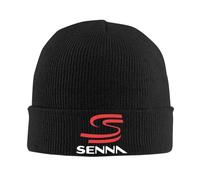Gorros de Gorro con Estampado Ayrton Senna Hombres, Mujeres Skullies de Exterior de Moda, Gorros de otoño e Invierno Tapitas de Cabeza cálidas