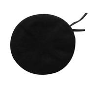 Gorros de invierno para mujer Hombres Mezcla de lana ajustable Tipo Sombrero Artist Cap Gorra de fieltro, Negro , XL