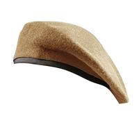 Gorros de invierno para mujer Hombres Mezcla de lana ajustable Tipo Sombrero Artist Cap Gorra de fieltro, café, M