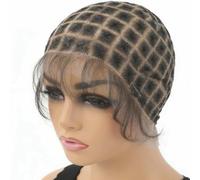 Gorros de peluca ganchillo encaje doble, rápidos for hacer pelucas, gorro trenzado HD transpirable for trenzas, red for el cabello sin pegamento(115 sections)
