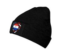 Gorros De Punto Amamos A América Y Paraguay por Siempre Gorro Invierno Informal Gorros Beanie Holgado Skull Cap para Cumpleaños Aniversario Trabajo