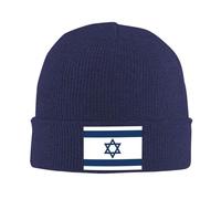 Gorros De Punto Bandera De Israel Beanie Protección Solar Gorro Invierno Holgado Gorros Beanie para Deporte Aniversario Moto