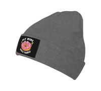 Gorros De Punto Coma Más Comida para Agujeros Gorro Invierno Ligero Skull Cap Protección Solar Beanie para Cumpleaños Trabajo Moto