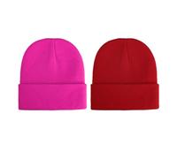 Gorros De Punto De 2 Piezas, Gorros De Punto Suaves, Gorros De Punto Cálidos, Gorros De Punto Elásticos, Accesorios De Vestir