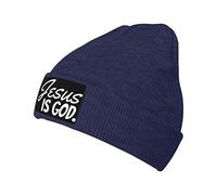 Gorros De Punto Jesús Es Dios - Cristianismo Gorro Invierno Protección Solar Gorros Beanie Informal Skull Cap para Deporte Aniversario Cumpleaños