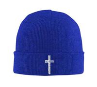 Gorros De Punto Juan 3:16 Porque De Tal Manera Amó Dios Al Mundo Cruz, Cristiano, Fe Gorros Beanie Protección Solar Skull Cap Informal Beanie para Trabajo Aniversario Moto