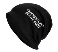 Gorros De Punto Mantén Tus Leyes Lejos De Mi Cuerpo Gorro Invierno Transpirable Gorro De Punto Ligero Beanie para Deporte Aniversario Trabajo