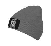 Gorros De Punto No Estoy Discutiendo, Solo Estoy Explicando por Qué Tengo Razón. Gorro Invierno Protección Solar Gorro De Punto Transpirable Beanie para Trabajo Aniversario Moto