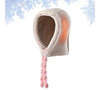 Gorros de punto para mujer,Gorro de invierno resistente al viento y cálido | Gorro de invierno con protección para las orejas - Para esquiadores, caminantes, corredores, compradores, viajeros