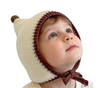 Gorros de punto para niños: sombreros de invierno transpirables y ajustables, gorro de punto cálido para niños | Para niñas y niñas, así como niños pequeños, interiores, uso diario, hogar, clima frío