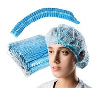 Gorros Desechables Metal Detectable Azul | Apto para Industria Alimentaria, Farmacéutica y Laboratorios | Máxima Seguridad e Higiene (300 unidades)