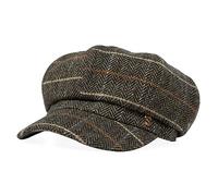 Gorros estilo vendedor de periódicos de lana para mujer: boinas cálidas y acogedoras para invierno