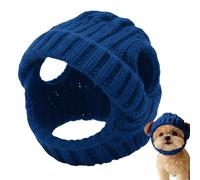 Gorros para perros pequeños, gorro suave de punto con agujeros para las orejas, lindo gorro para gato, perro, para chihuahua, bulldog francés, gatito, cachorro, fiesta de invierno, cumpleaños, cosplay