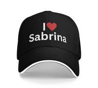 Gorros Unisex de Papá Noel I Heart Sabrina Carpenter Gorras de béisbol Hip Hop Short n Sweet Sandwich Cap Unisex Sombrero de Papá Ajustable Regalo de Moda para Pesca