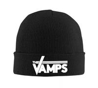 Gorros Unisex de Papá Noel The Vamps Sombrero de Banda británica Tope de otoño Invierno Beanie Street Pop Rock Tour Gorra para Hombres Mujeres Gorras acrílicas de Punto para acrílico Regalo de Moda