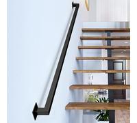 Gorssen 550cm Pasamanos de Escalera Rústico Industrial De Hierro Fundido De Escalera Baranda, Estante De La Ropa,Wall Pasamanos Barandilla, De Toallas For De Interior O Al Aire Libre Uso