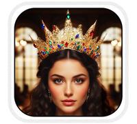 GORTIN Diademas doradas con diamantes de imitación para novia, diadema barroca, accesorios para el cabello para mujer