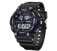 Gosasa Reloj deportivo analógico digital para hombre y mujer, pantalla de doble hora, resistente al agua hasta 50 m, reloj de pulsera para exteriores con retroiluminación LED, resistente a los golpes