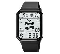 Gosasa Reloj digital cuadrado para hombres y mujeres, deportivo, impermeable, multifunción, esfera grande, pantalla LED luminosa, correa de silicona, reloj de pulsera para hombres y mujeres, bonito