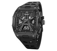 Gosasa Tonneau - Reloj deportivo analógico digital para hombre, resistente al agua hasta 50 m, reloj de pulsera de gran tamaño con retroiluminación LED, cronómetro, alarma, visualización de fecha y